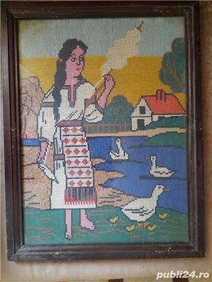 goblen vechi "Tarancuta torcand"