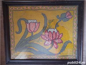 goblen vechi "flori" - imagine 3