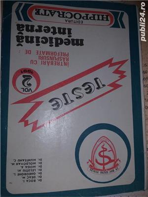  Teste, Intrebari cu raspunsuri preformate de Med. Interna, 1991