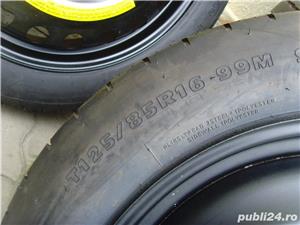 Roti de rezerva inguste,subtiri,slim noi 5x108 R16 orig.Ford Focus 2,Focus 3,c-Max,Mondeo,etc,Volvo - imagine 7