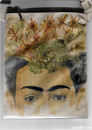 Geanta de umar Frida Kahlo - Sonrisa de Frida - imagine 2