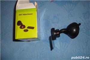 Suport pentru telefon magnetic cu ventuza parbriz rotativ 360 grade - imagine 4