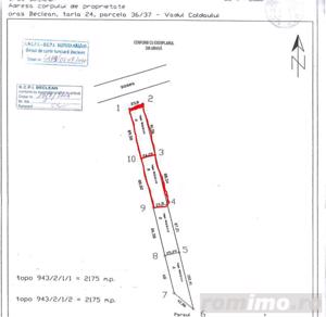 Teren 4,350 mp - Beclean, jud. Bistrita Nasaud - termen 25.09 - imagine 5