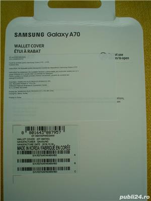 husa originala flip pentru Samsung A70 - sigilata - imagine 2