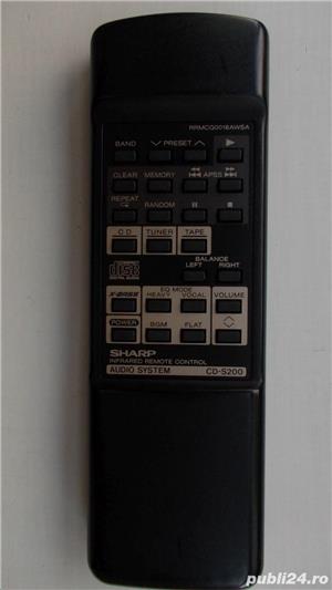 Telecomanda SHARP cd-302,mini disc md-r1,RRMCG0356Awsa home cinema,portabile...8 modele audio - imagine 5