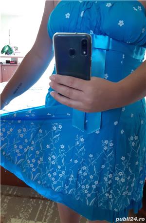 Rochie albastra cu bretele (L) - imagine 5