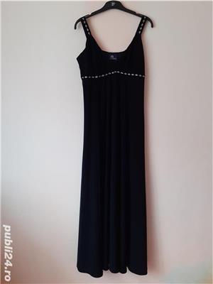 Rochie neagra lunga  - imagine 4