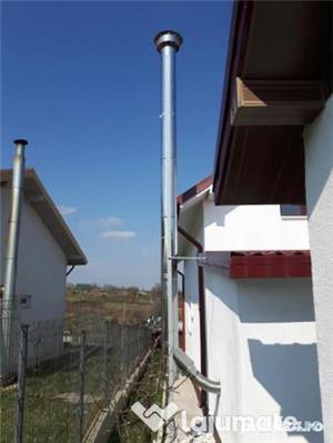 Cos de fum din inox izolat, sistem complet 200   250 x 5.5 m - imagine 3