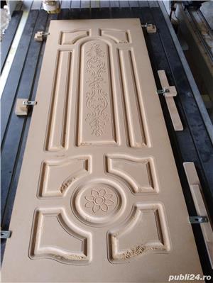 Frezare CNC usi MDF, lemn masiv, diverse modele