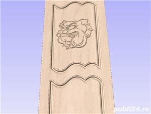 Frezare CNC usi MDF, lemn masiv, diverse modele - imagine 5