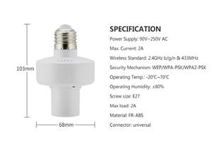 Fasung dulie telecomanda WiFi  - imagine 2