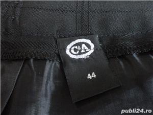 fusta C&A 44 cu pliuri in fata - imagine 3