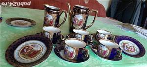 Vand set ceai  cafea și set farfurioare pt. prajituri, deosebite, f. vechi, transmise din generatie 