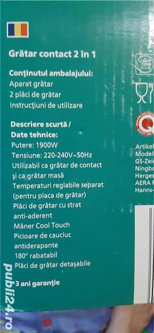 Vand plita / grătar electric cu tavite detașabile pt. spalat - imagine 3