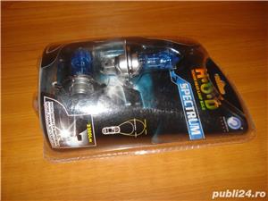 Becuri H4 H.O.D Xenon 100w 12v mufa ceramica super alb