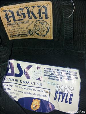 Pantaloni jeans noi copii, nepurtati , eticheta, bereta militara insigna, basca - imagine 7