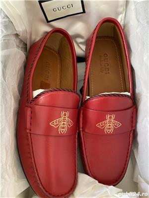 Drive shoes mocassin Gucci vanity red, produs original.