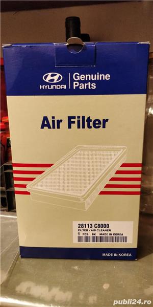 Filtru aer motor ORIGINAL Hyundai i20 II, 2.nd gen GB 2014-2020 OEM 28113-C8000, nu MANN C 25 002 - imagine 2