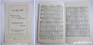 Partituri muzicale pentru copii - pliant FOI DE COR (anii '30)