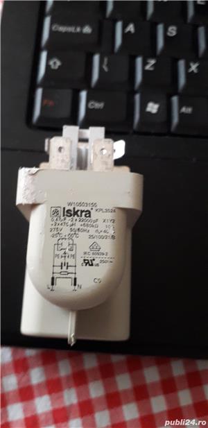 Presostat + circuit electric Whirlpool AWO/C 62012 + condensator W10503155 - imagine 2