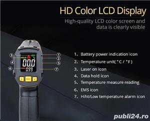 Termometru digital infrarosu cu laser 13 puncte - imagine 3