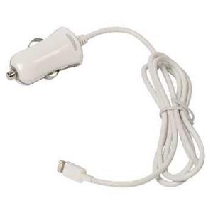 Incarcator de masina cu conector lightning tata - 12 V de 1.0 m, alb,nou. - imagine 4