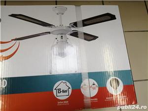Vand Lustra Ventilator de tavan 106 cm, 3 viteze, 4 palete, NOU, Pret 320 Lei. - Produsul este NOU - imagine 3