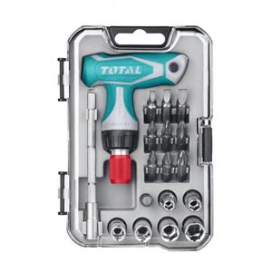 Set 18 surubelnite clichet Total, maner tip T.