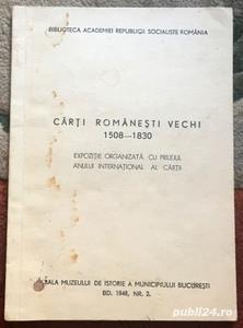  Carti romanesti vechi. Catalog de Expozitie