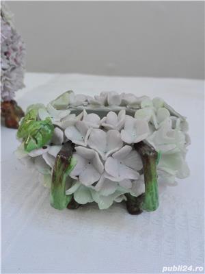 Portelan vechi cosulete cu flori - imagine 4