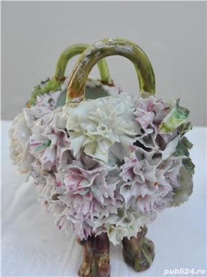 Portelan vechi cosulete cu flori - imagine 1