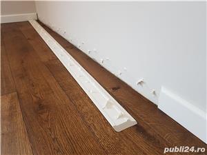 Plinte lemn vopsite in alb sau infoliate  - imagine 3