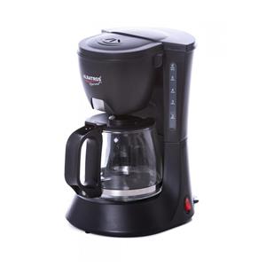 Filtru cafea Albatros Verona, 600 W, cana sticla 0.6 l, maner ergonomic, Negru