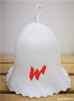 Caciula (palarie) pentru sauna model alb