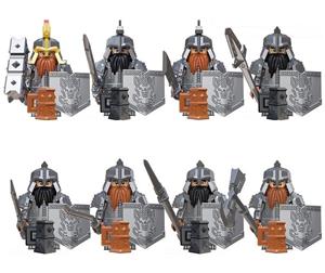 Set 8 Minifigurine noi tip Lego Lord of the Rings 8 cu Dwarven Army