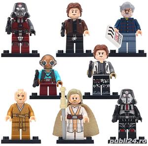 Set 8 Minifigurine tip Lego Star Wars cu Snoke si Maz Kanata