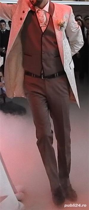 Vand costum de ceremonie cu redingota, marimea 50-52 - imagine 5