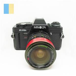 Minolta X-370s cu obiectiv Samyang MC Zoom 28-70mm f/3.5-4.5