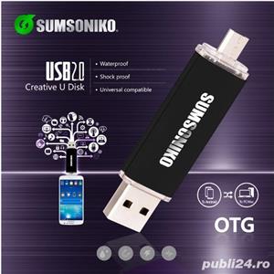 MEMORY STICK dual , 16 Gb, ptr smartphone, tablet, laptop ... - imagine 2