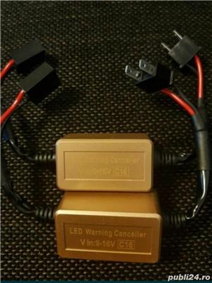 Anulator / decodor eroare in bord pentru leduri auto tip H7, 2 buc