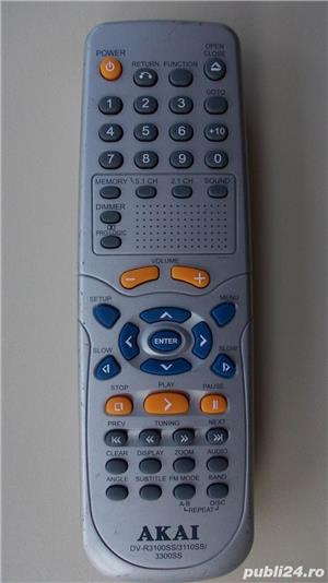 Telecomanda AKAI DV-R3100ss 3110ss 3300ss Rc-s610 HITACHI JENSEN HD2000  audio