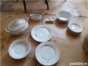 Vand serviciu de masa de 4 persoane de Portelan din 21 piese Apulum Alba Iulia  - imagine 2