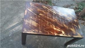 UNICAT Masa lemn cafea executata manual - imagine 2