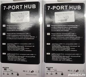 Hub USB 7 Porturi Cu Intrerupator Power NOU - imagine 2
