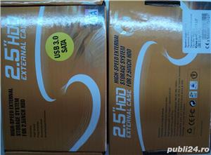 Rack Extern SATA 2,5" USB 3.0 (Metalic) NOU Box hard drive - imagine 2