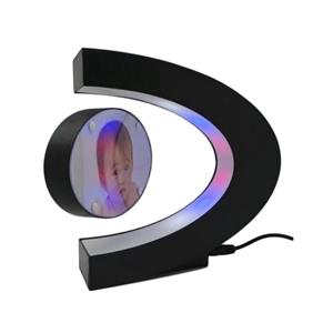  Rama foto plutitoare levitanta ce leviteaza in semiluna veioza cu LED +CADOU! 