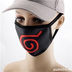 Set 2x masca fata Naruto Shippuden Kakashi Itachi Sasuke Uchiha Nara Akatsuki anime +CADOU!  - imagine 3
