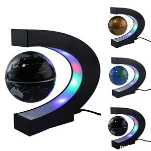 Lampa veioza led Glob Pamantesc Levitron levitant in semiluna plutitor ce leviteaza in aer +CADOU! 