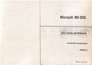 MS-DOS 5.0 - Getting started; User's guide & reference (2 vol.)