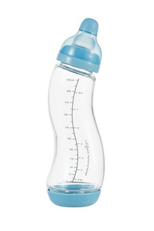 Biberon din sticla ergonomic S-Difrax 250 ml